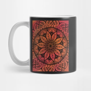 Fall toned mandala design Mug